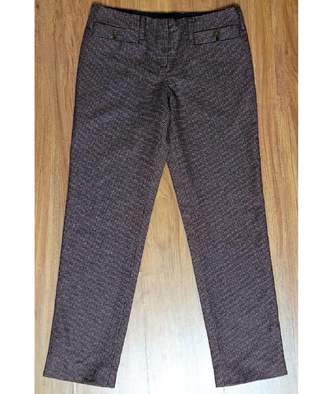 CHANEL Мульти шерстяные прямые брюки, фото 8