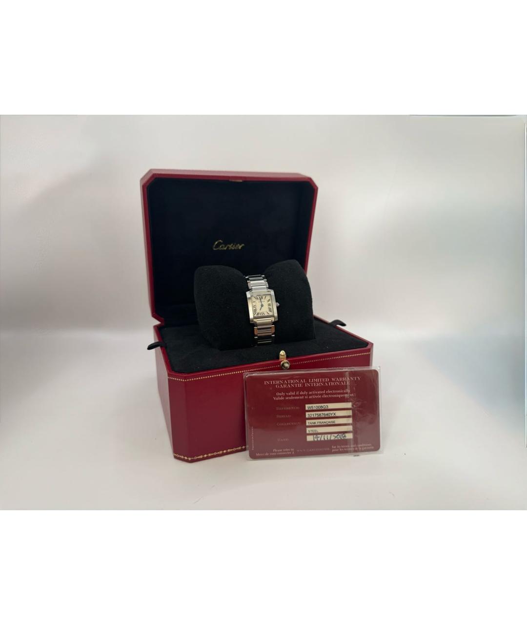 CARTIER Серебряные часы, фото 7