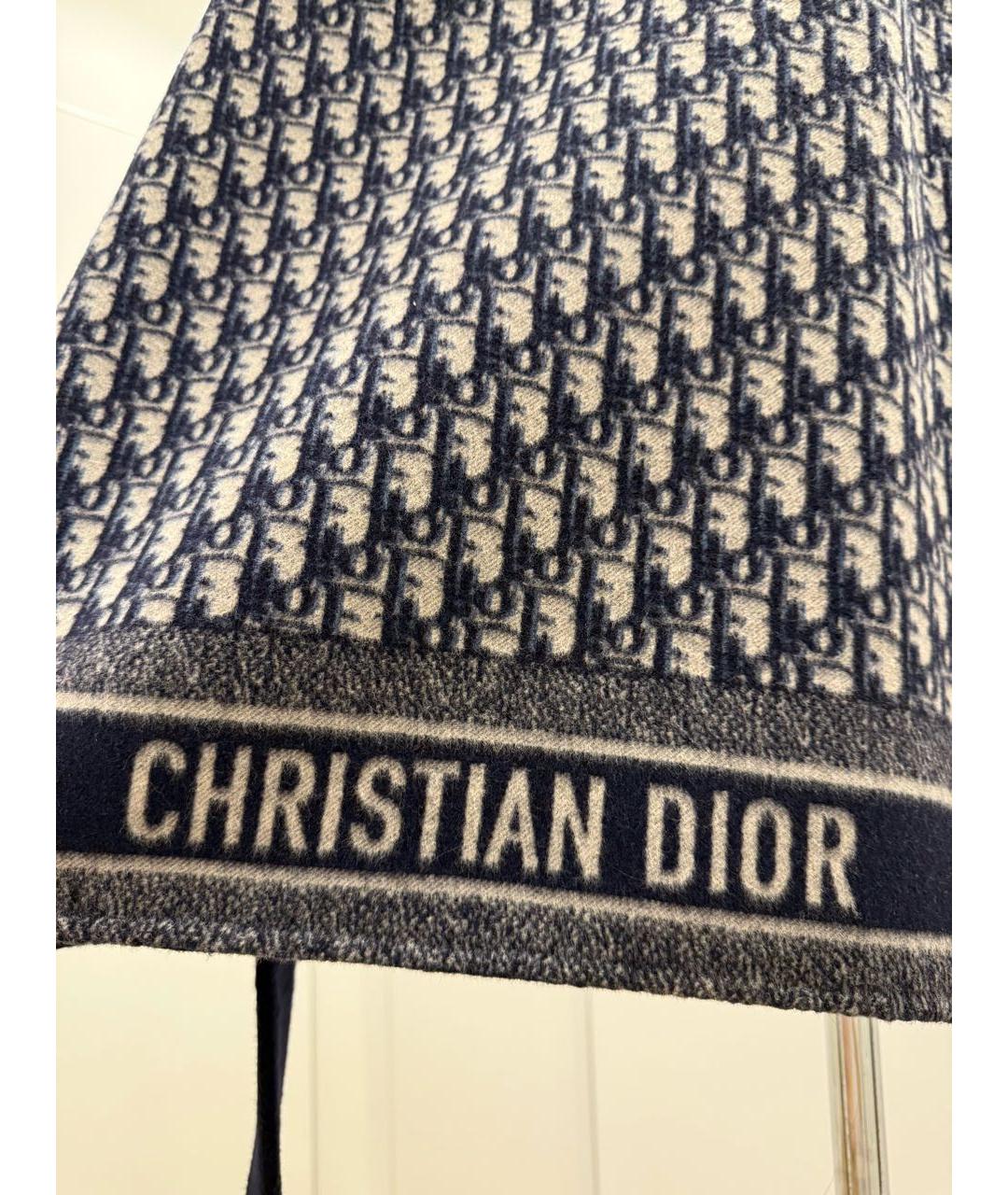 CHRISTIAN DIOR Темно-синий шерстяной жилет, фото 7