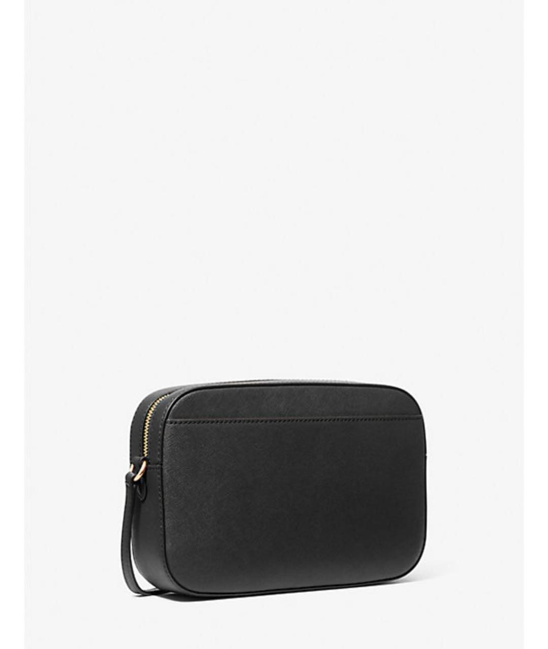 MICHAEL KORS Черная кожаная сумка через плечо, фото 3