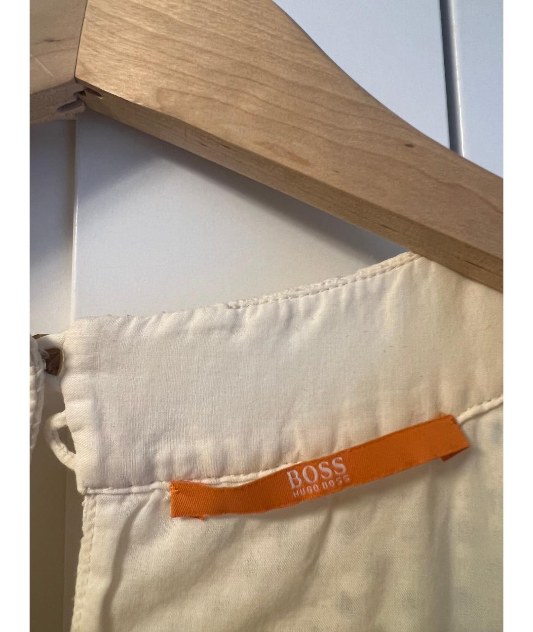 HUGO BOSS Бежевый хлопковый сарафан, фото 3