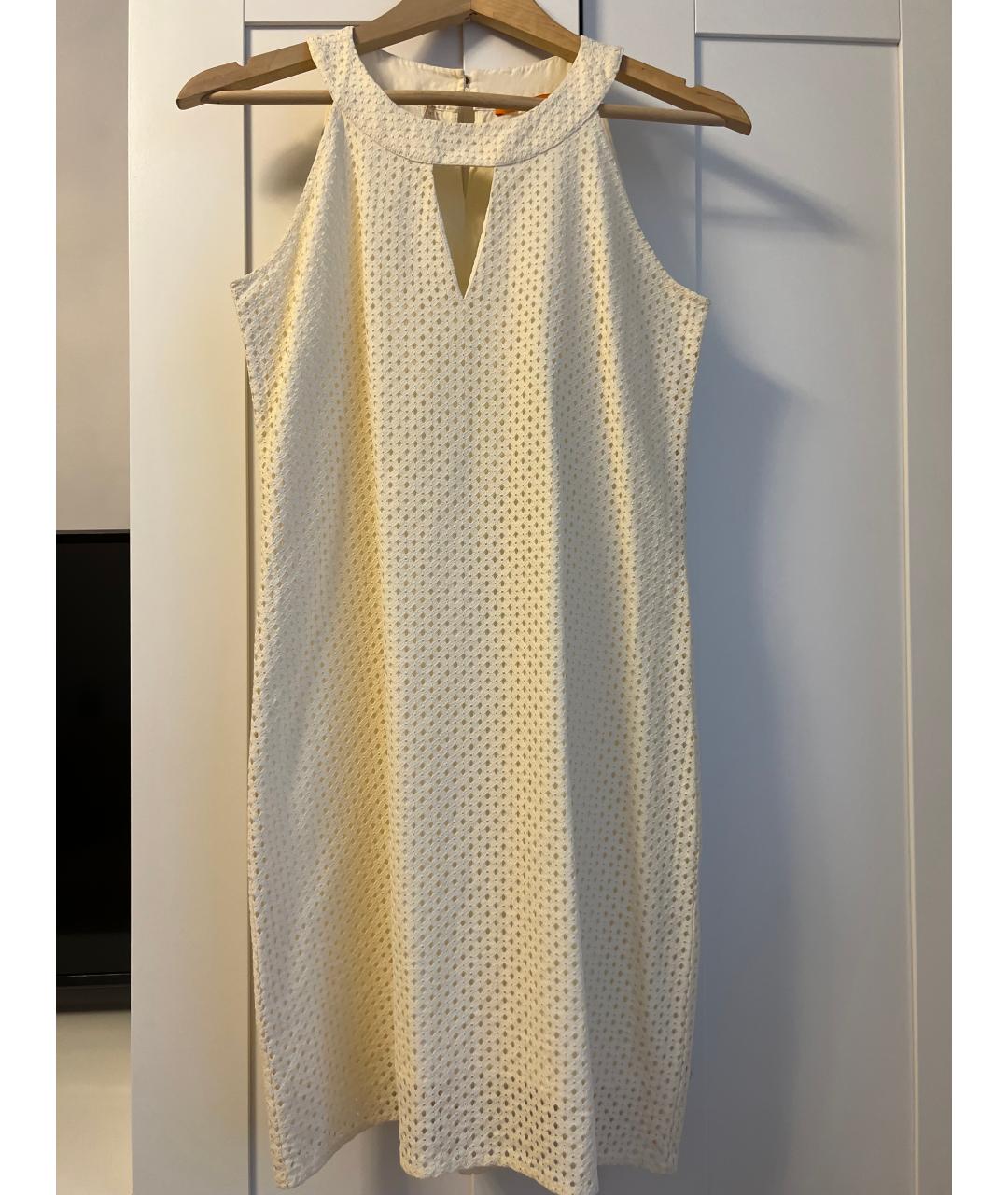 HUGO BOSS Бежевый хлопковый сарафан, фото 5