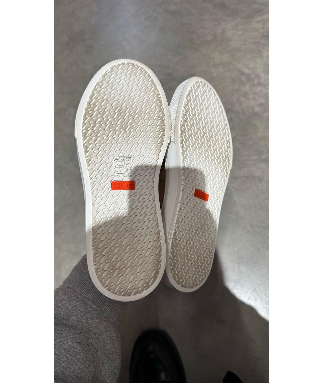 HERMES Розовые кожаные лоферы, фото 7