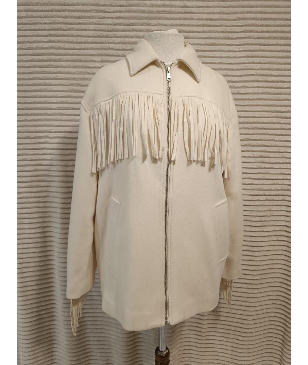 PINKO Бежевое шерстяное пальто, фото 9