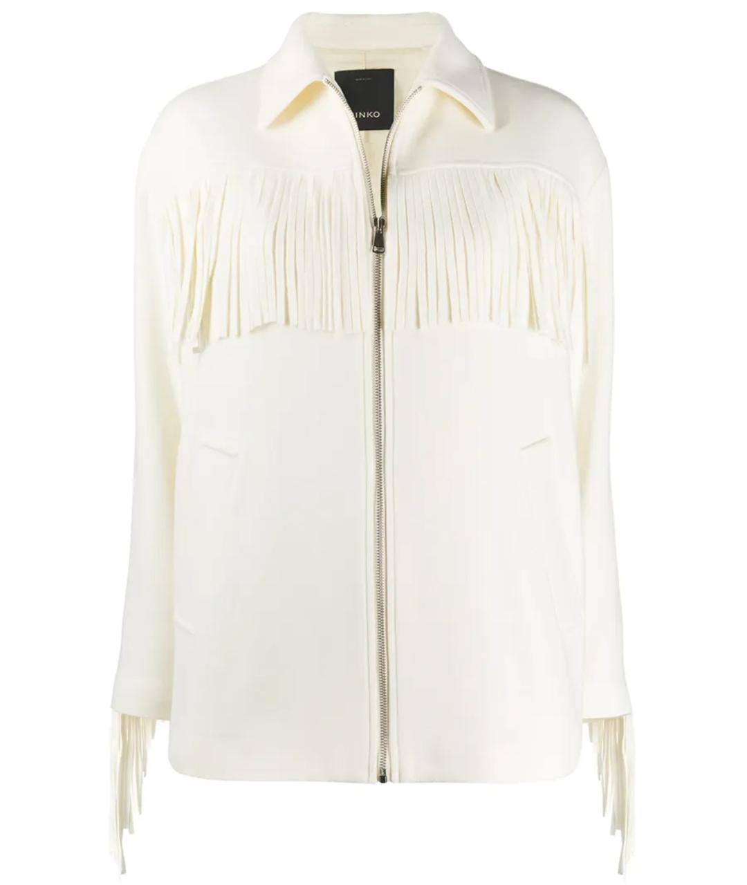 PINKO Бежевое шерстяное пальто, фото 1