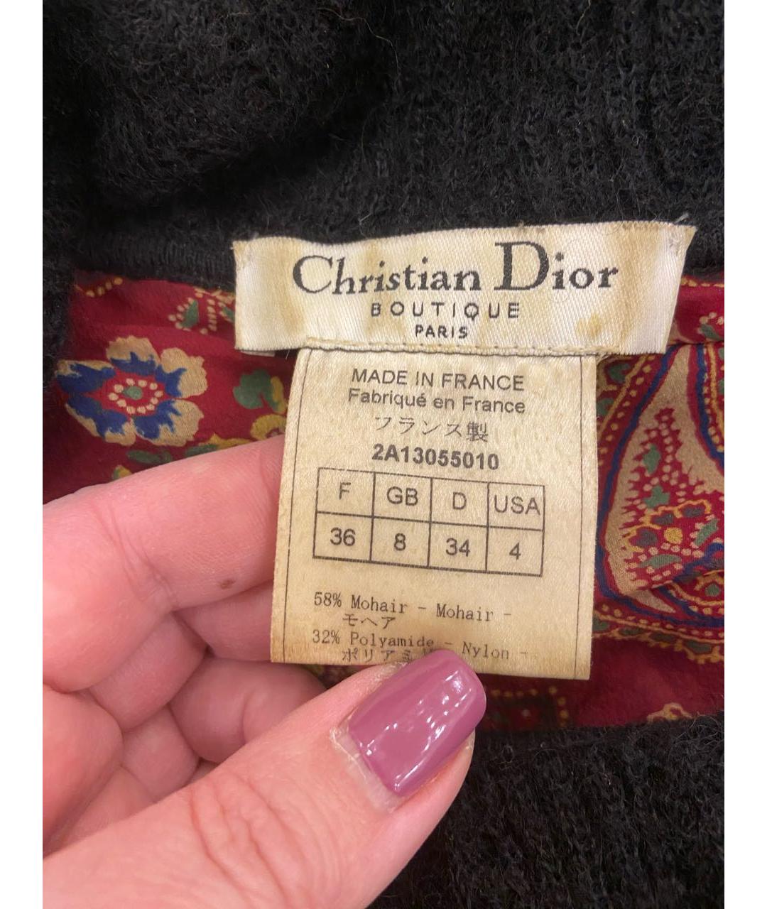 CHRISTIAN DIOR Мульти полиамидовый джемпер / свитер, фото 4