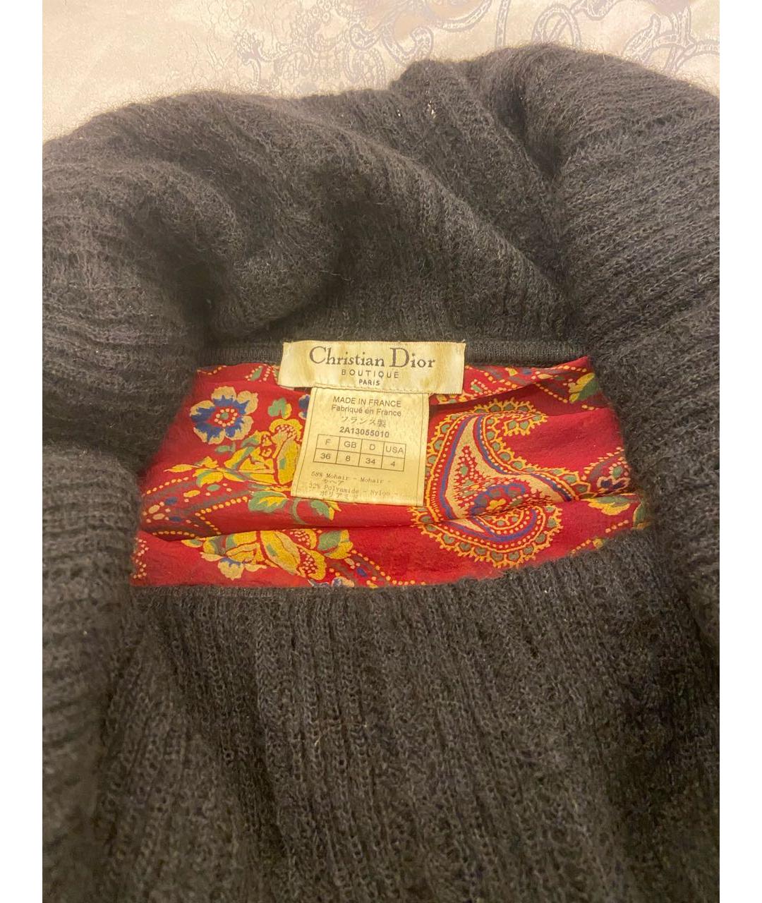 CHRISTIAN DIOR Мульти полиамидовый джемпер / свитер, фото 3