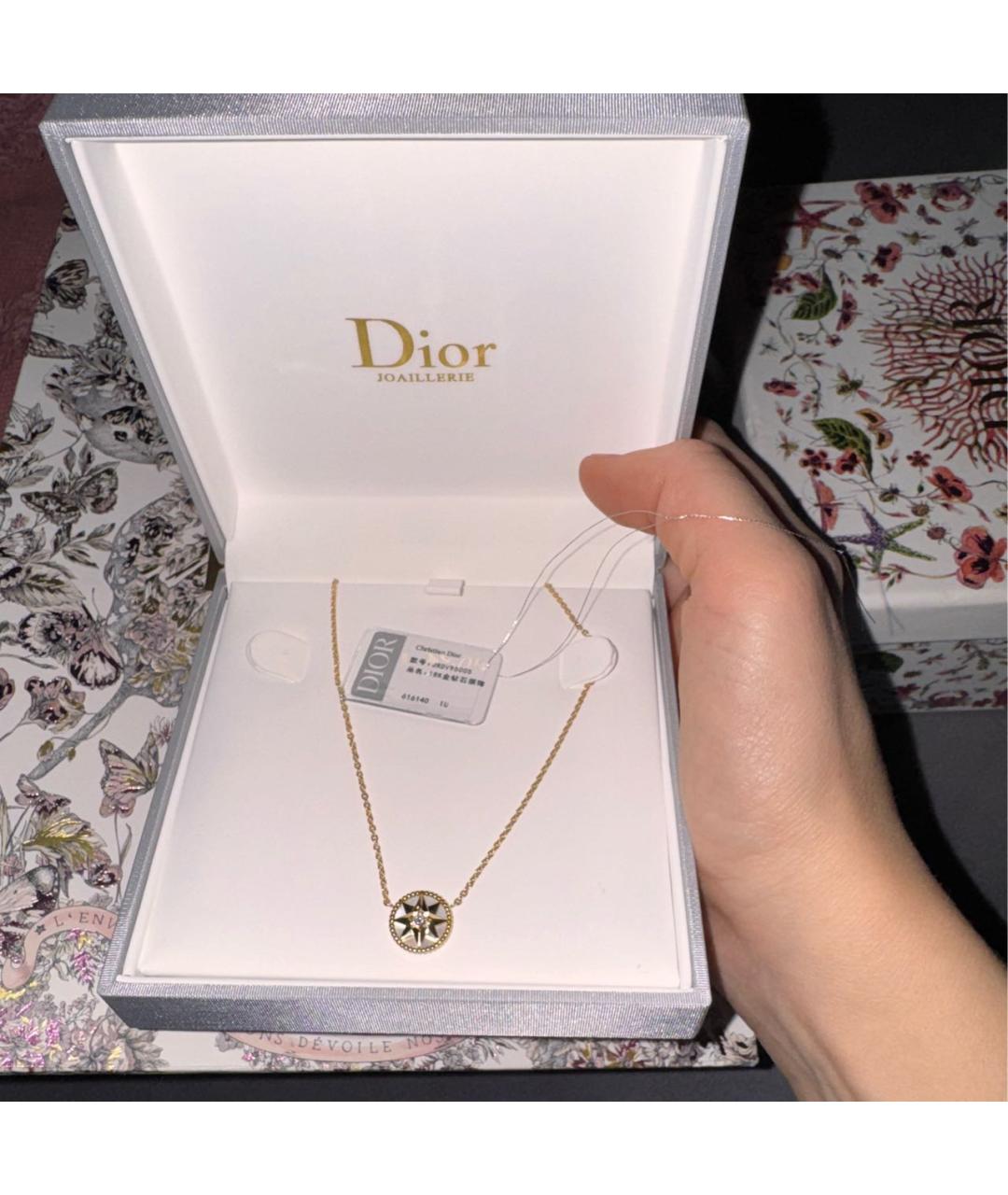 CHRISTIAN DIOR Золотая подвеска из желтого золота, фото 2