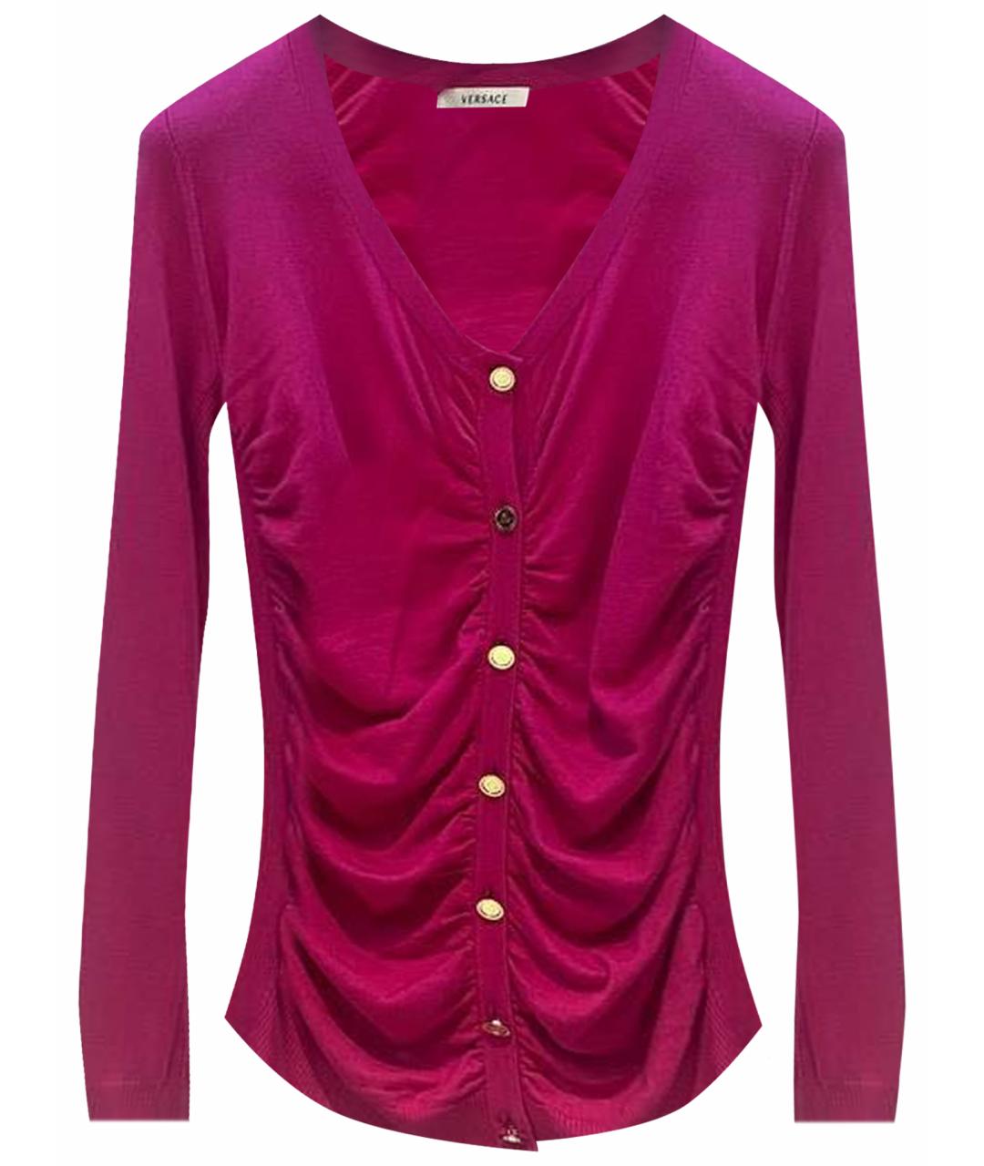 VERSACE Фуксия кардиган, фото 1