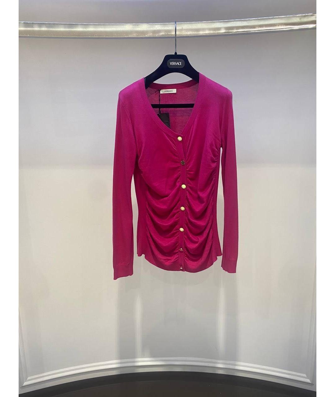 VERSACE Фуксия кардиган, фото 3
