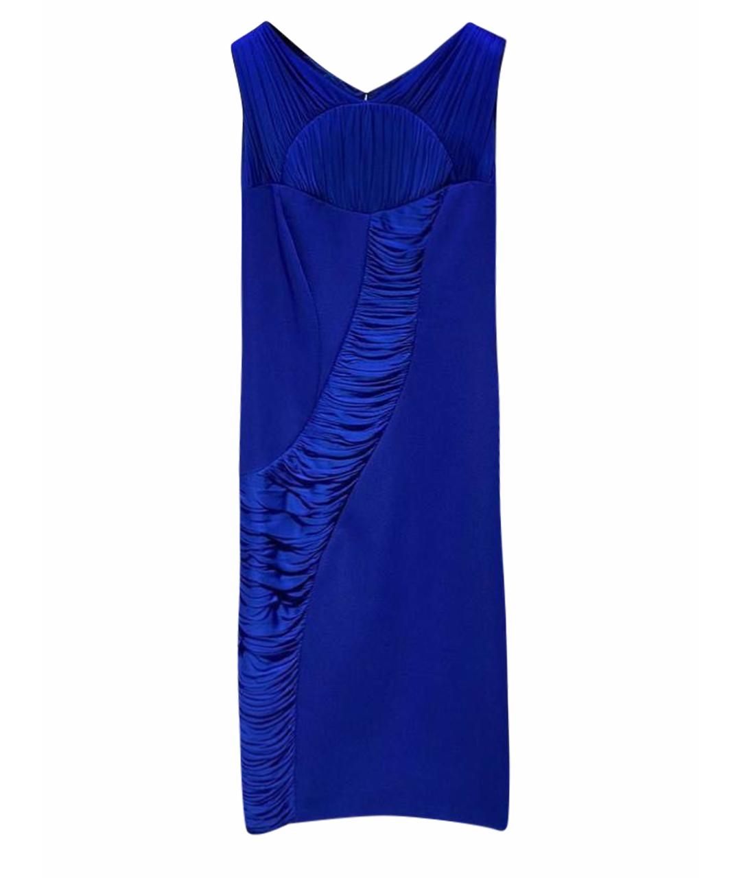 VERSACE Синее повседневное платье, фото 1