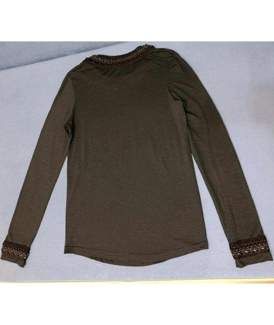 CHANEL Черный шерстяной джемпер / свитер, фото 2