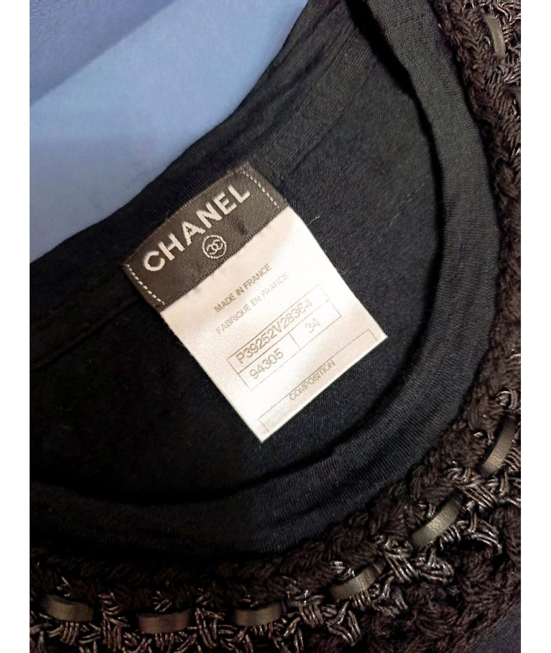 CHANEL Черный шерстяной джемпер / свитер, фото 3