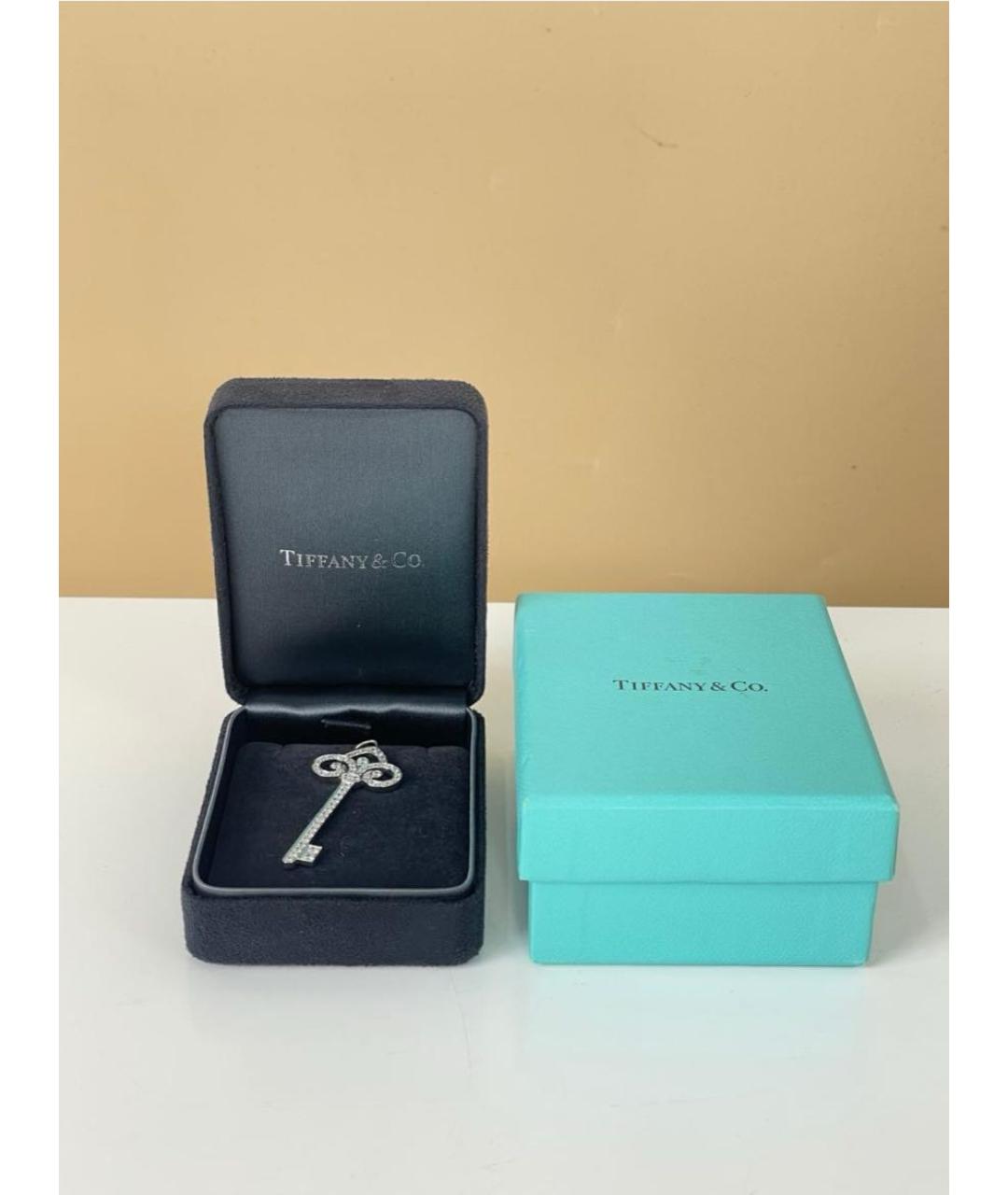 TIFFANY&CO Серебряная платиновая подвеска, фото 3