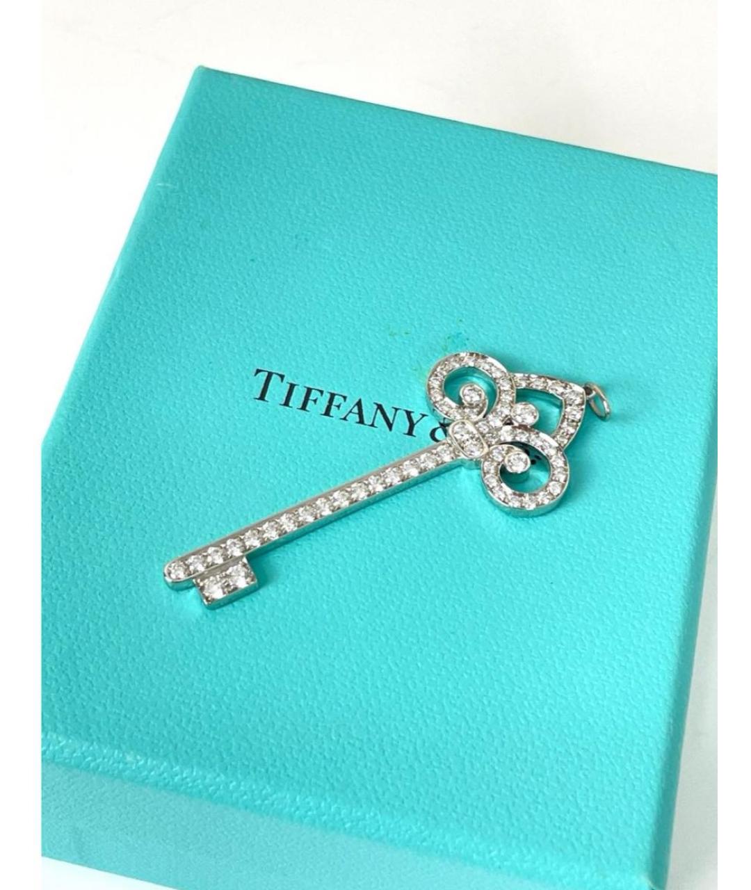 TIFFANY&CO Серебряная платиновая подвеска, фото 2
