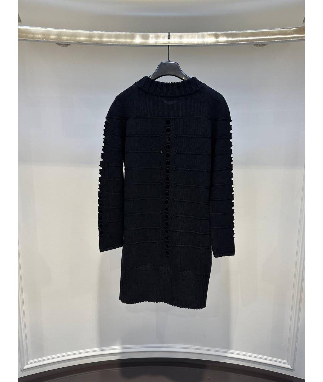 VERSACE Черное повседневное платье, фото 2