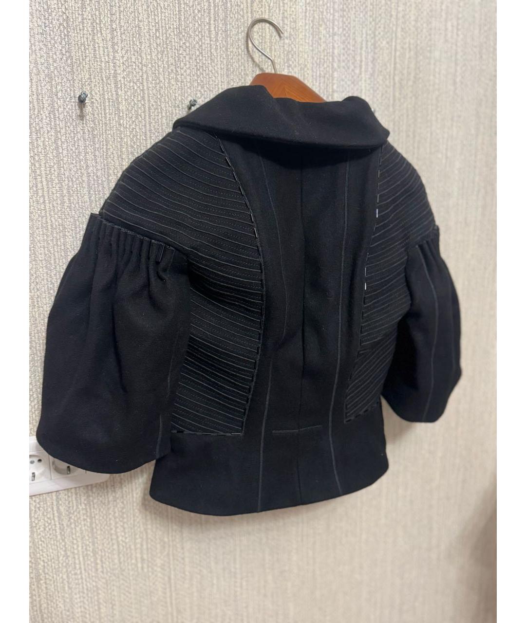 LOUIS VUITTON Черная шерстяная куртка, фото 2