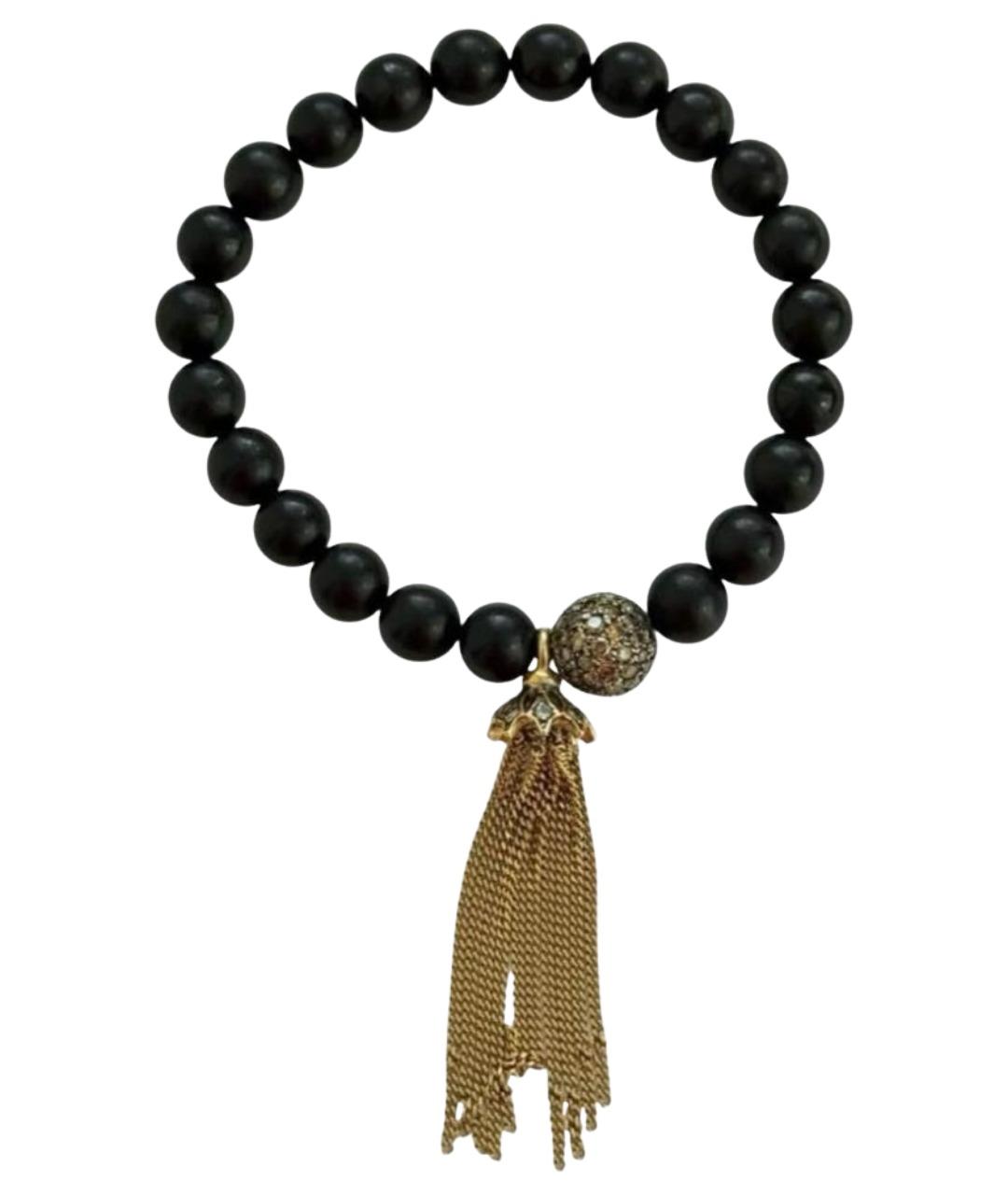 LOREE RODKIN Черный браслет из желтого золота, фото 1