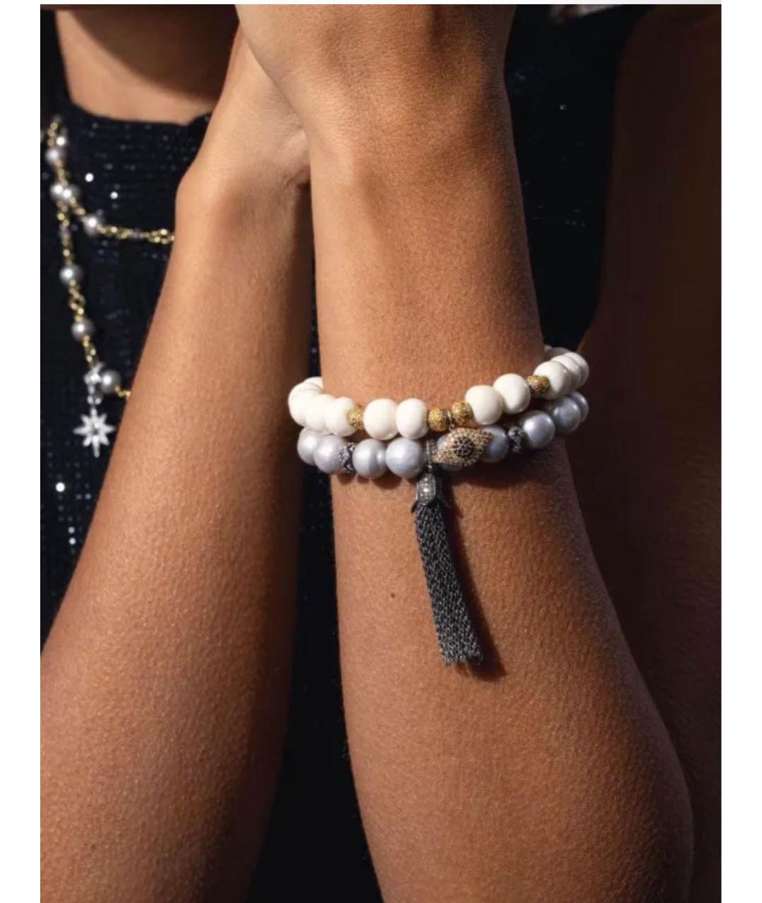 LOREE RODKIN Черный браслет из желтого золота, фото 6