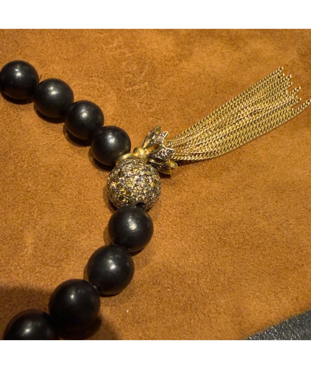 LOREE RODKIN Черный браслет из желтого золота, фото 3