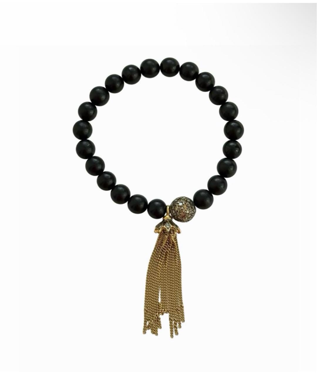 LOREE RODKIN Черный браслет из желтого золота, фото 9