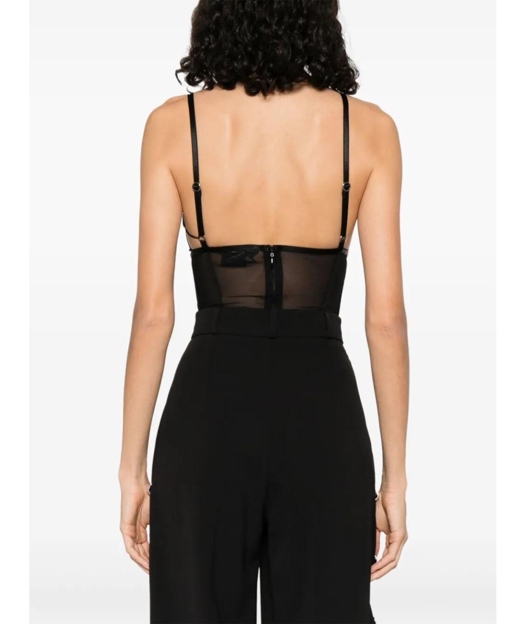 NISSA Черное полиэстеровое боди, фото 5