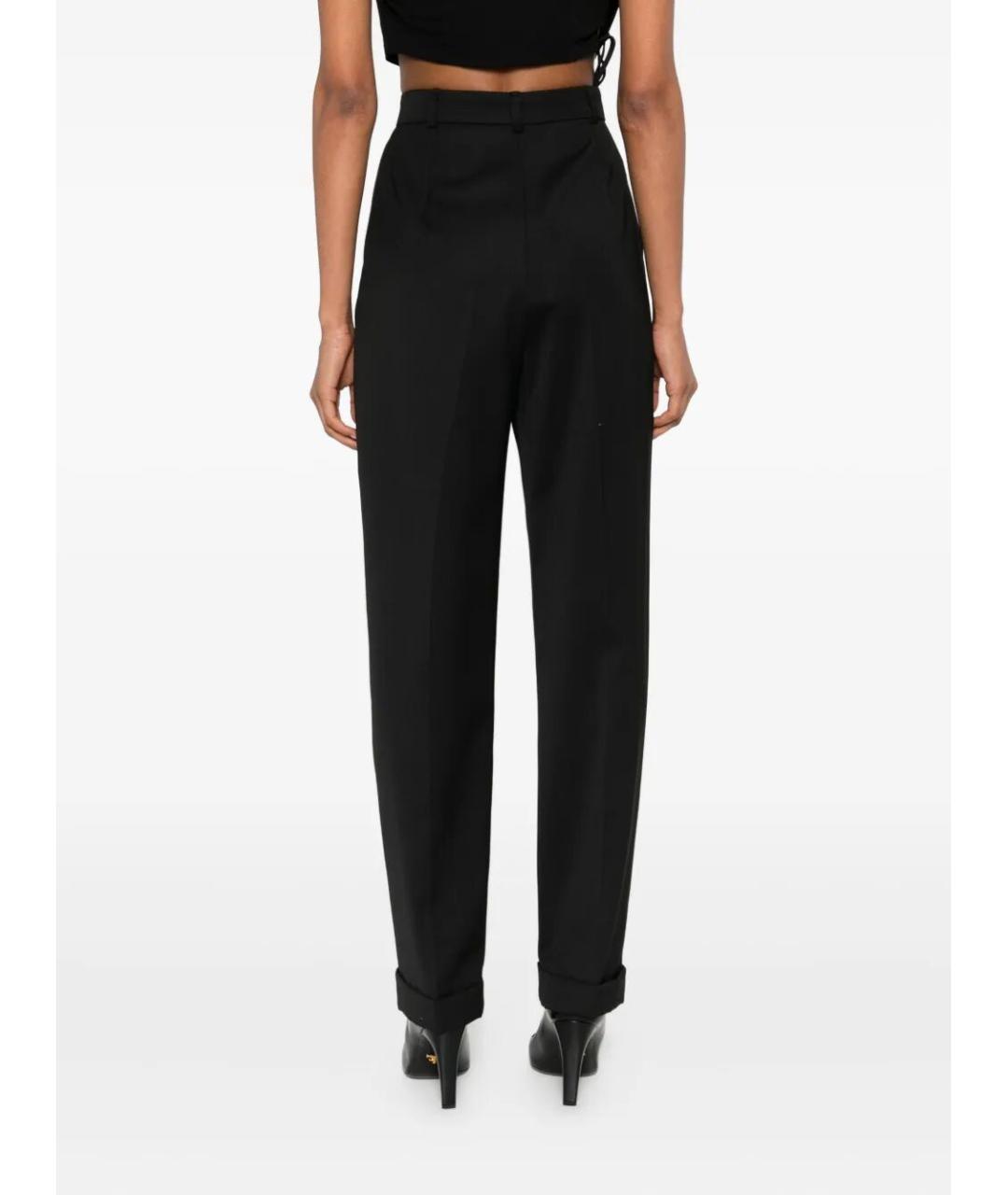 NISSA Черные полиэстеровые прямые брюки, фото 4