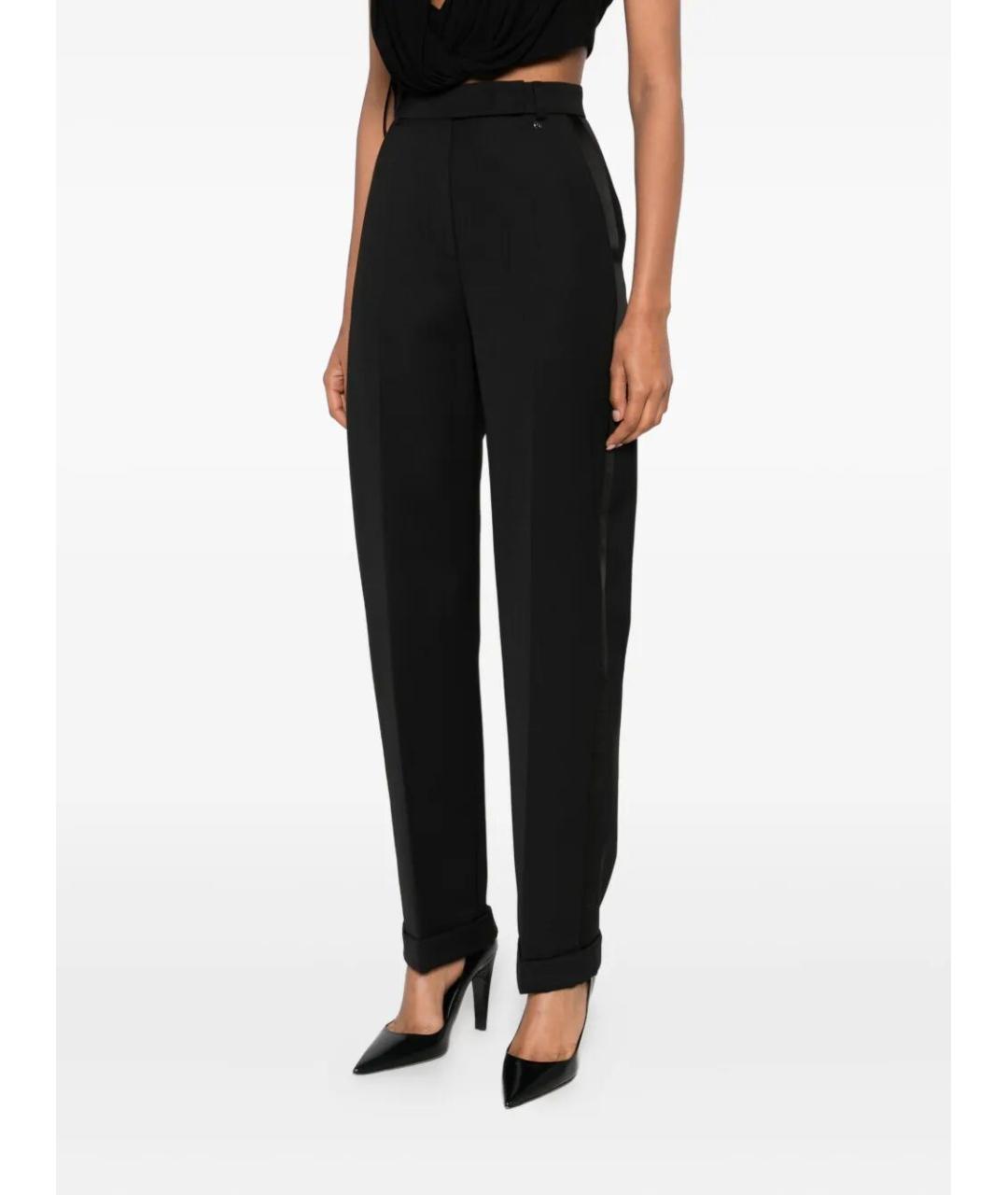NISSA Черные полиэстеровые прямые брюки, фото 5