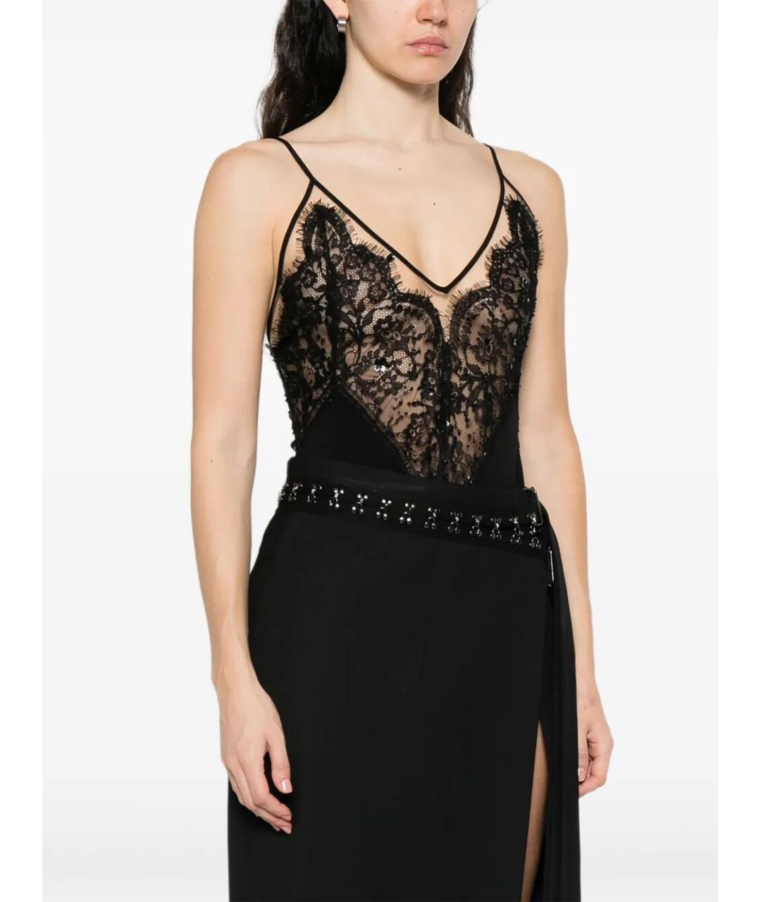 NISSA Черное полиамидовое боди, фото 4