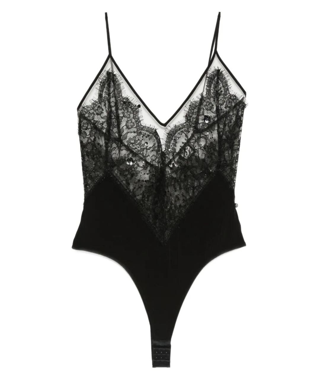 NISSA Черное полиамидовое боди, фото 1