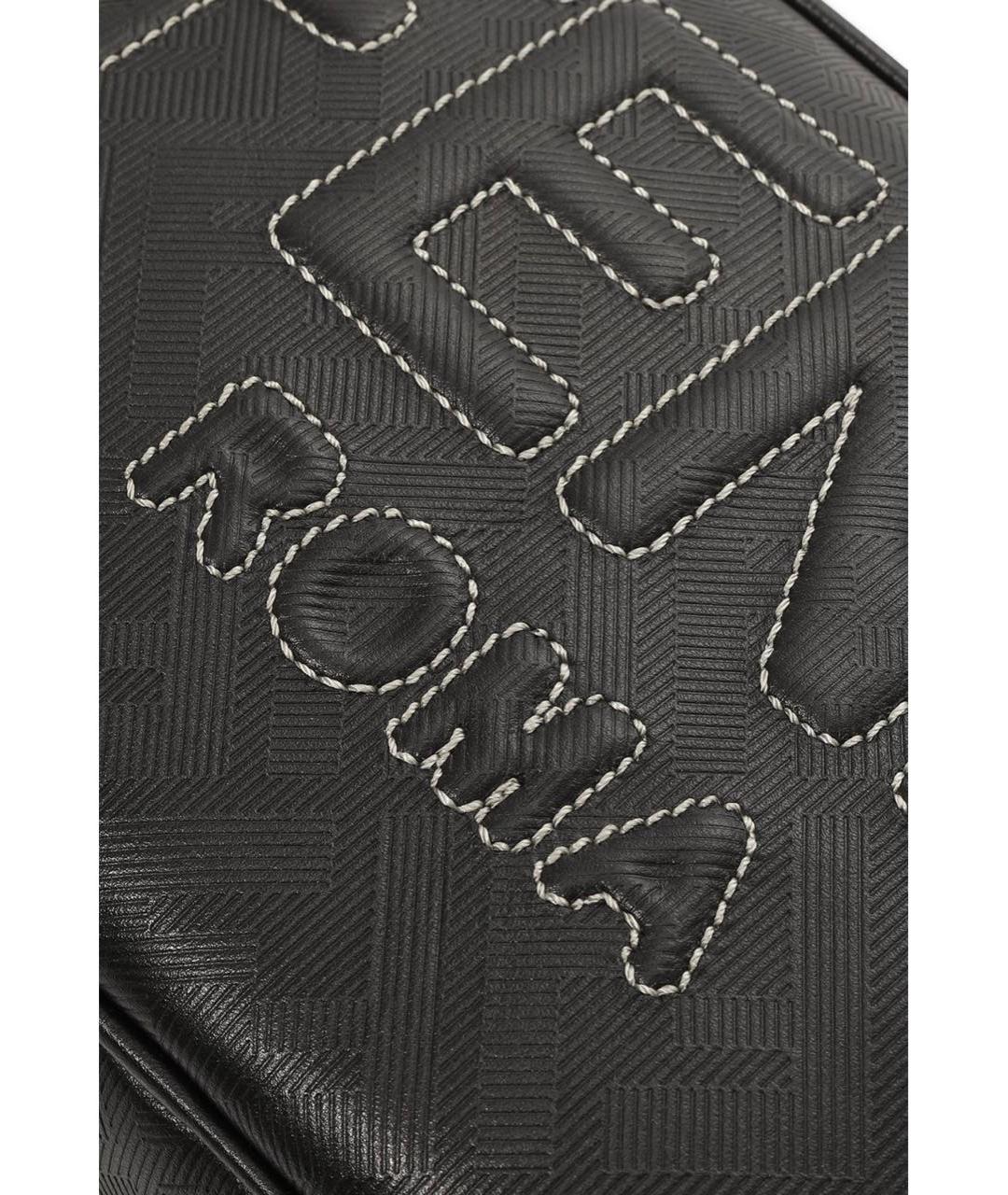 FENDI Черная кожаная сумка на плечо, фото 4