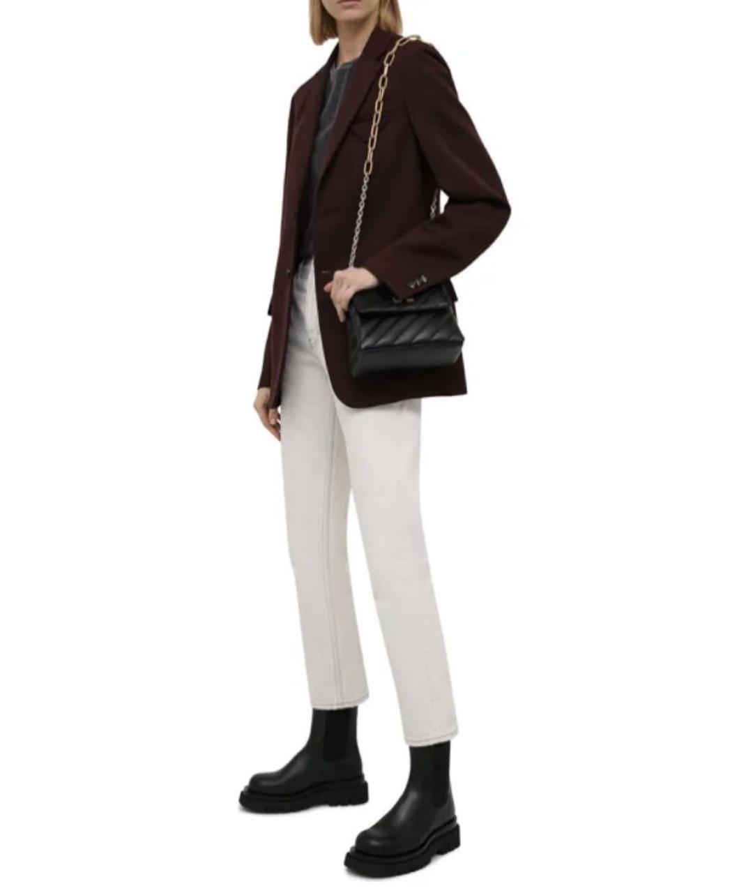 BOTTEGA VENETA Хаки кожаные ботинки, фото 5