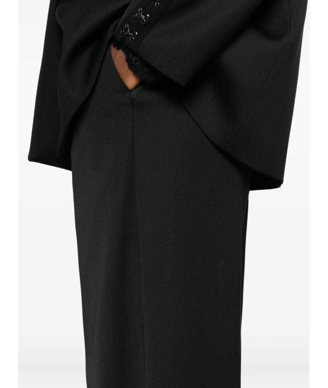 NISSA Черные полиэстеровые брюки широкие, фото 5