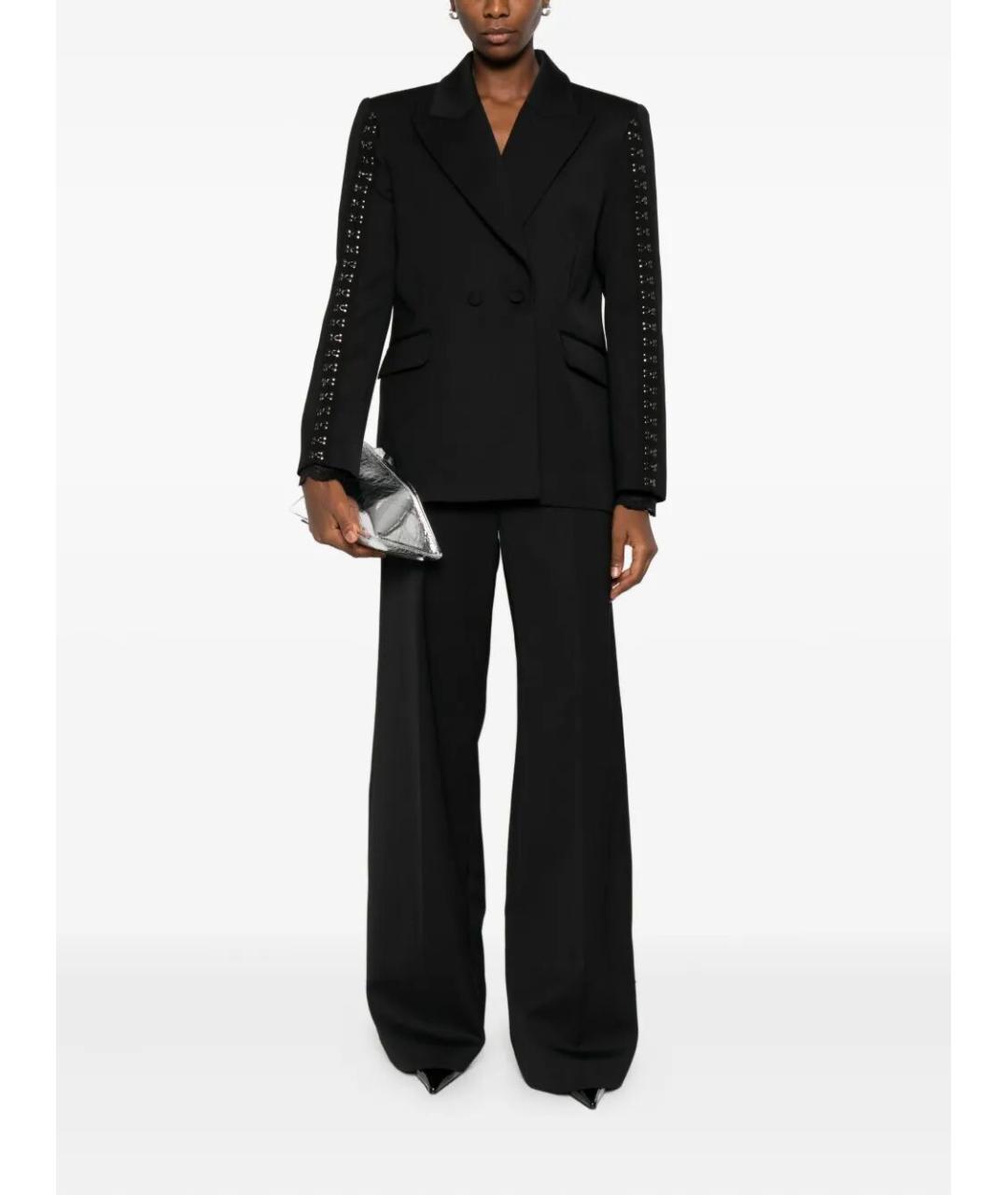 NISSA Черные полиэстеровые брюки широкие, фото 2