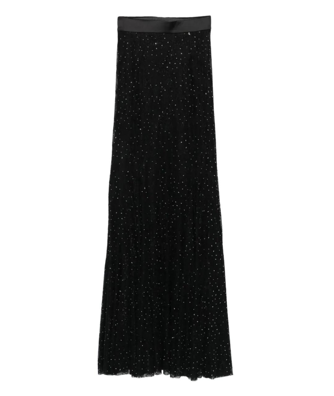 NISSA Черная полиамидовая юбка макси, фото 1