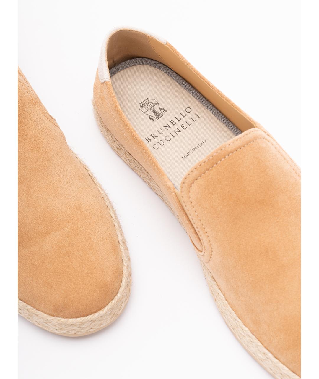 BRUNELLO CUCINELLI Мульти замшевые слипоны, фото 5