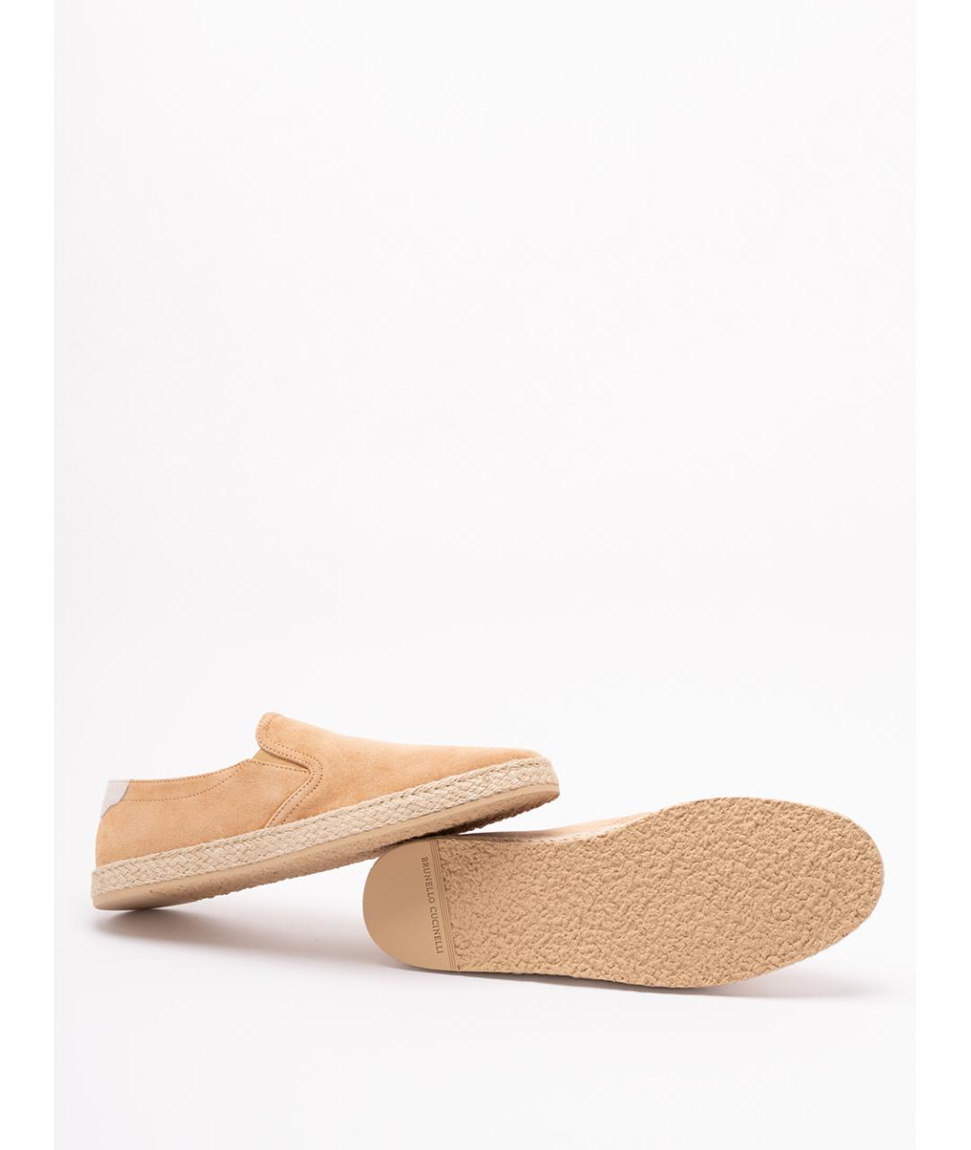 BRUNELLO CUCINELLI Мульти замшевые слипоны, фото 4