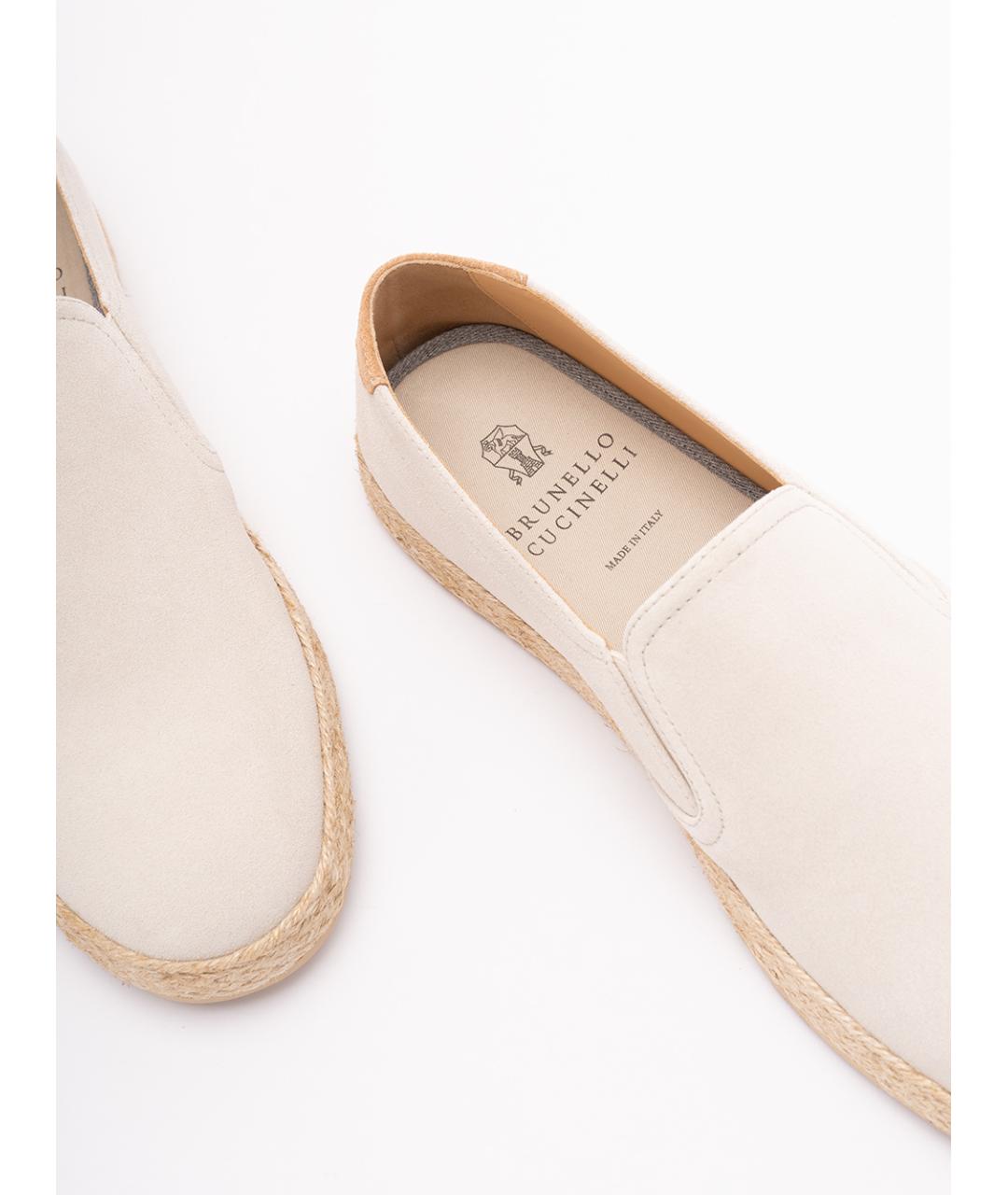 BRUNELLO CUCINELLI Мульти замшевые слипоны, фото 5