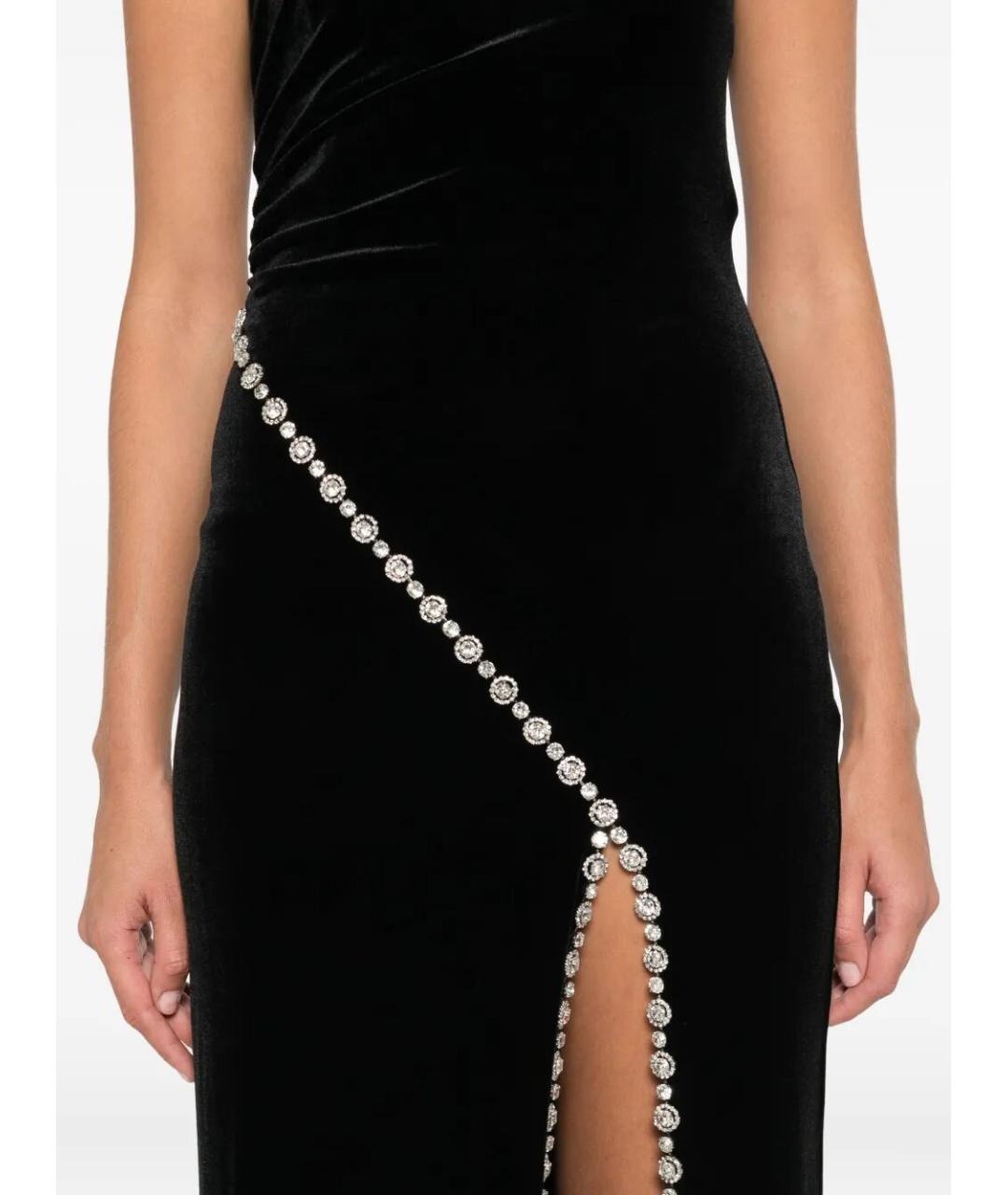 NISSA Черное полиэстеровое вечернее платье, фото 5