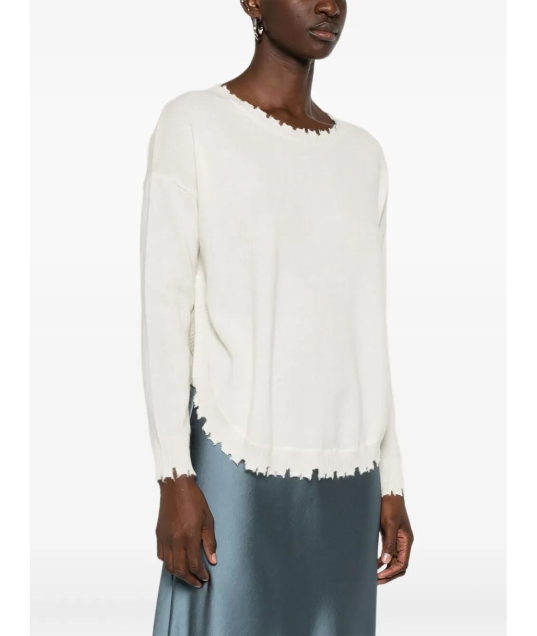 KUJTEN Белый кашемировый джемпер / свитер, фото 5