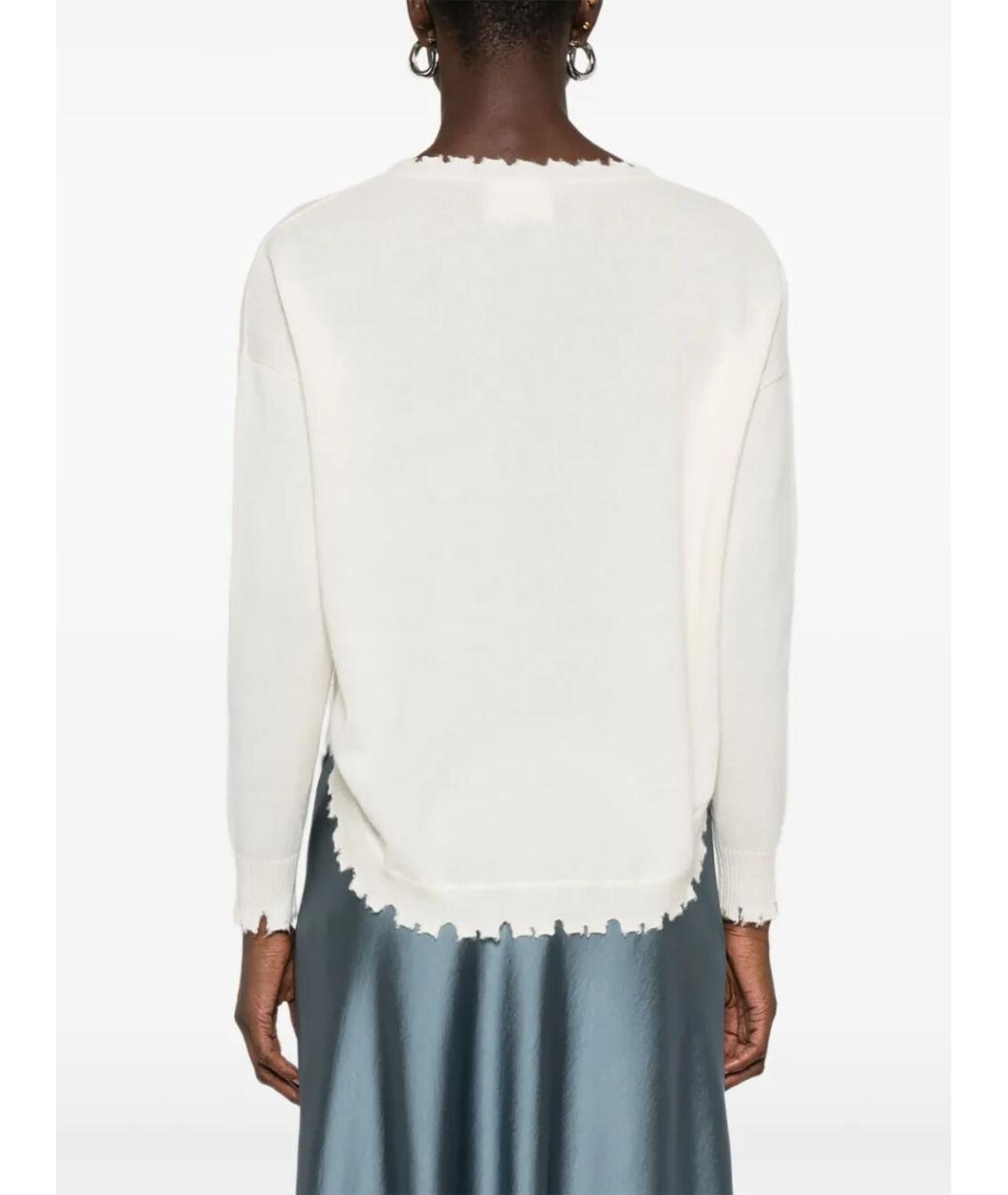 KUJTEN Белый кашемировый джемпер / свитер, фото 4