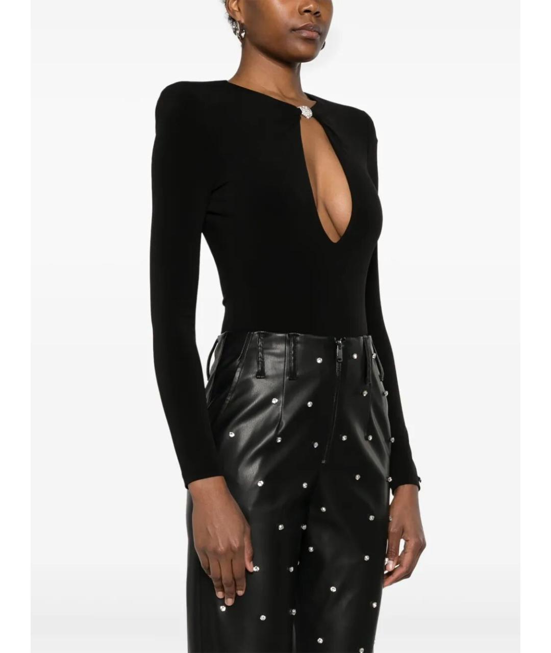 NISSA Черное полиэстеровое боди, фото 4