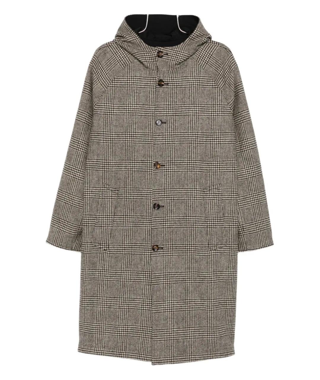 KIRED Коричневое шерстяное пальто, фото 1