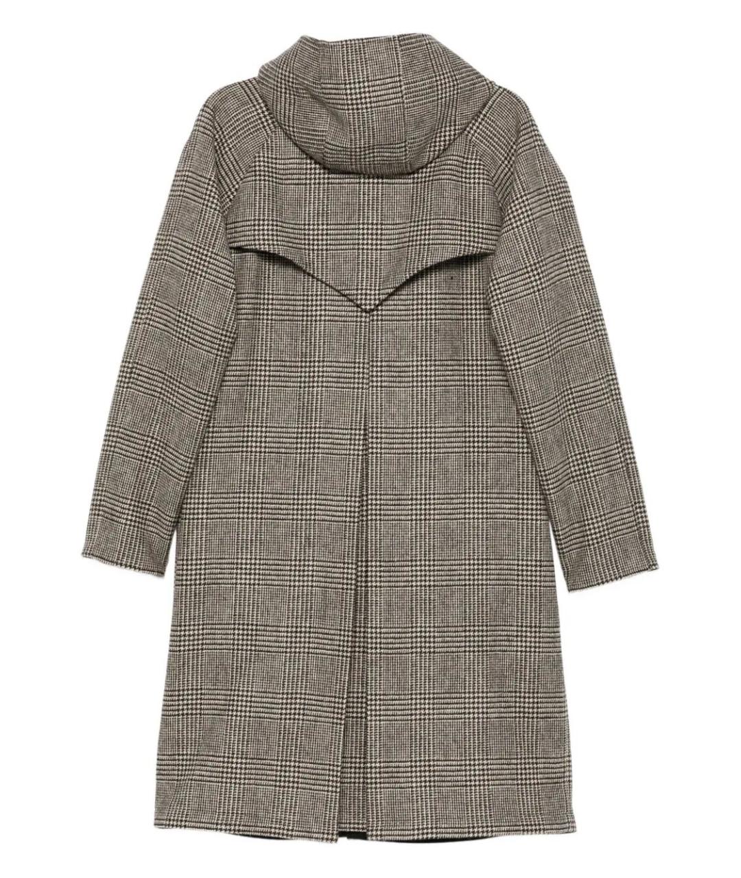 KIRED Коричневое шерстяное пальто, фото 2