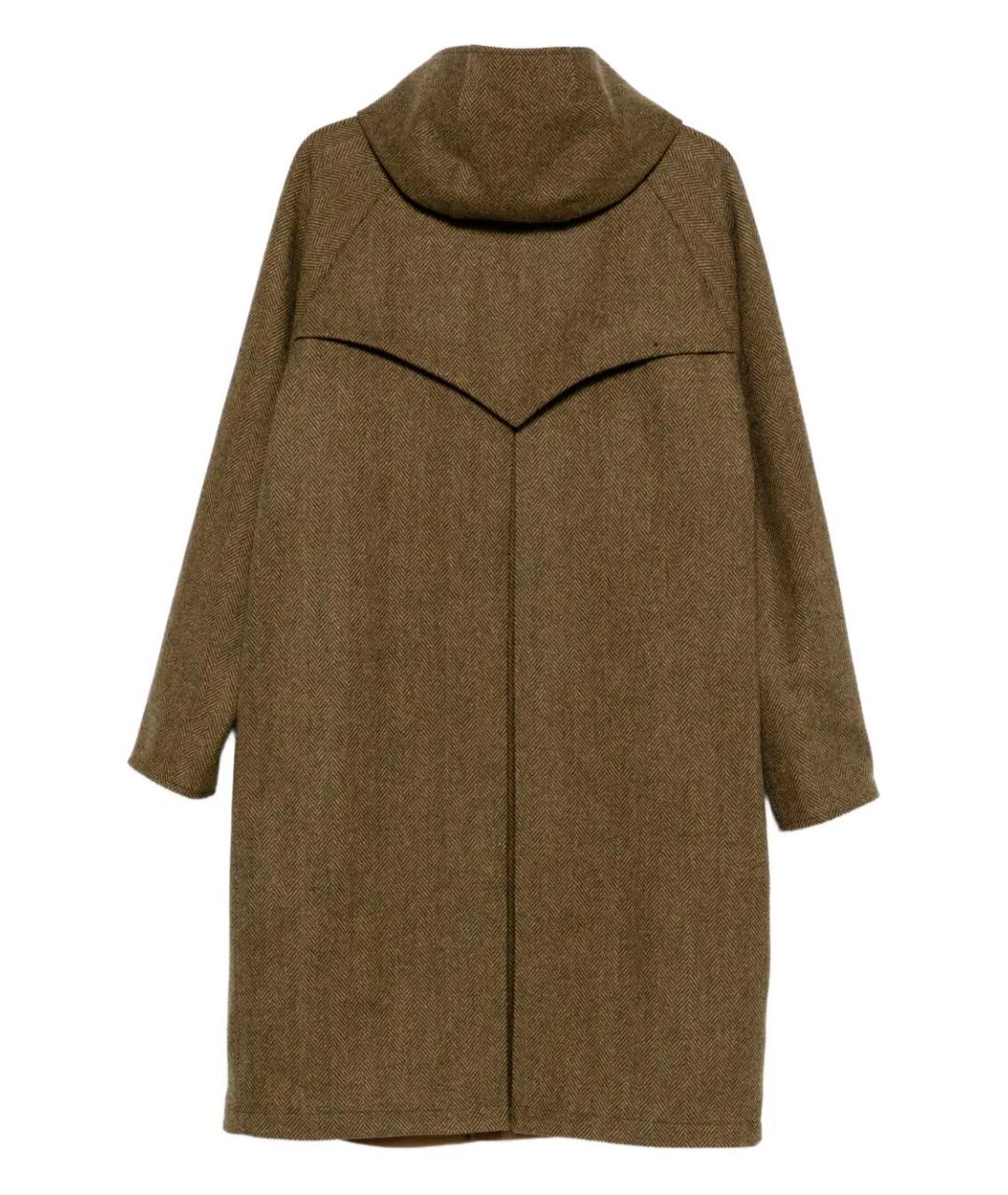 KIRED Коричневое шерстяное пальто, фото 2