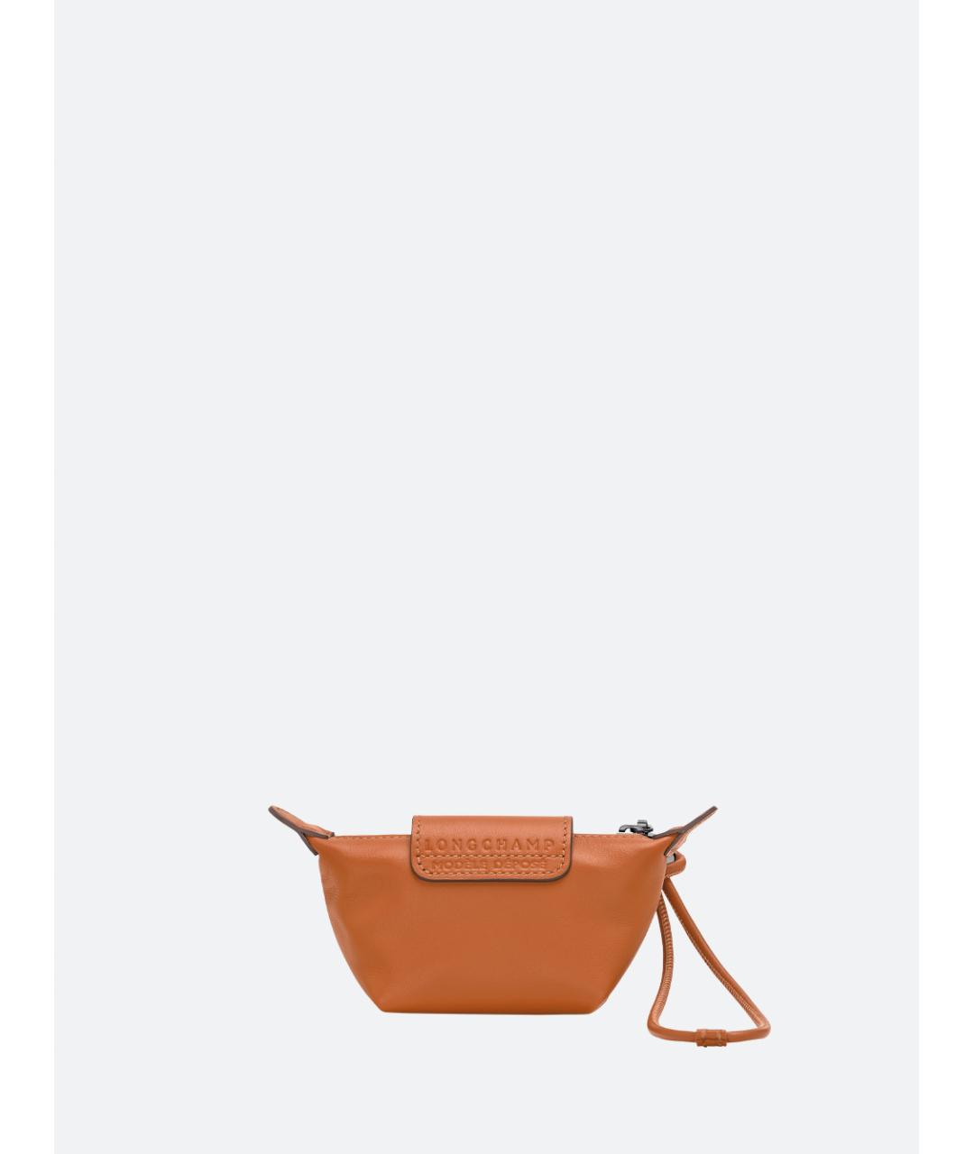 LONGCHAMP Коричневый кожаный кошелек, фото 2