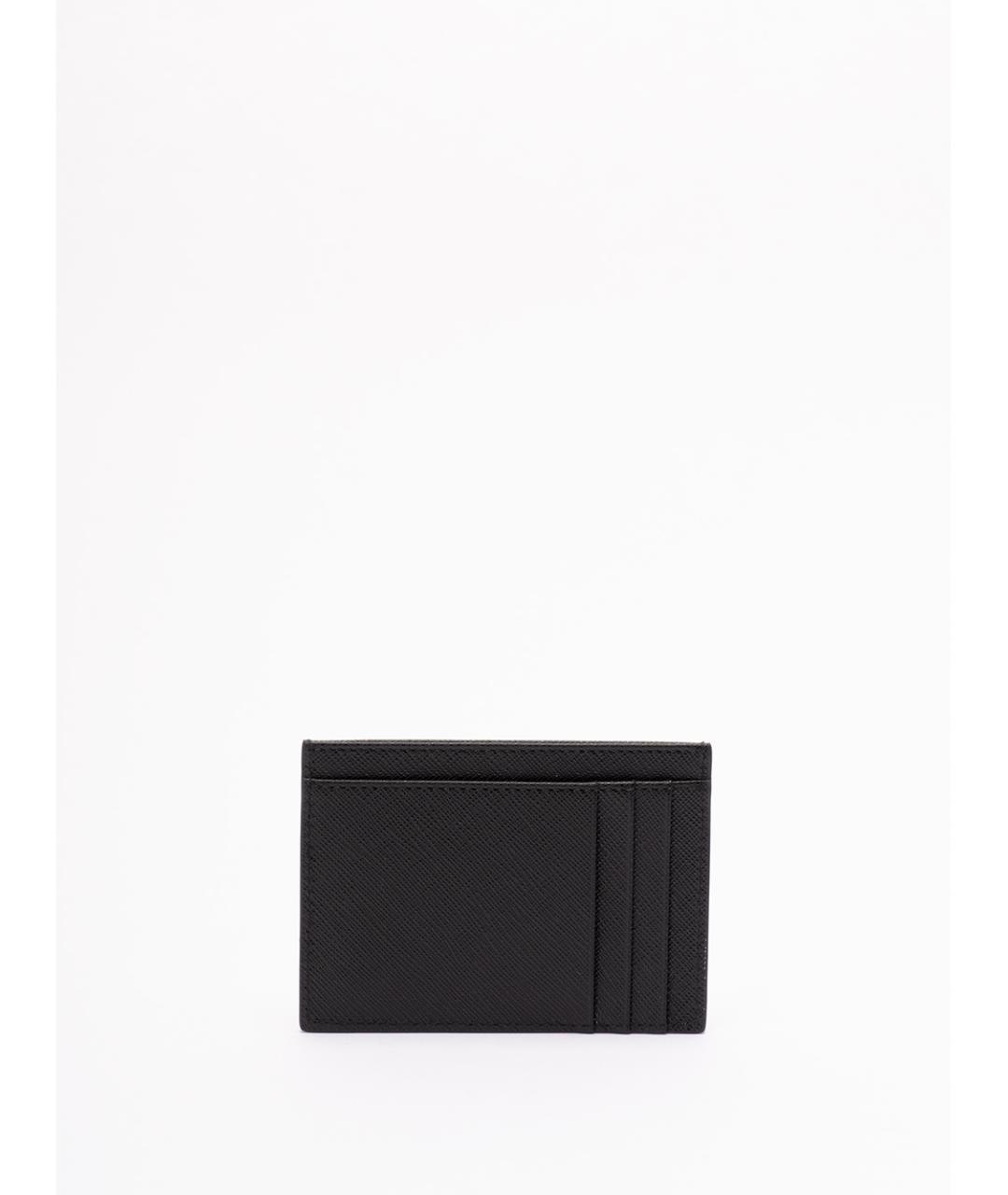 PRADA Черный кожаный кардхолдер, фото 2