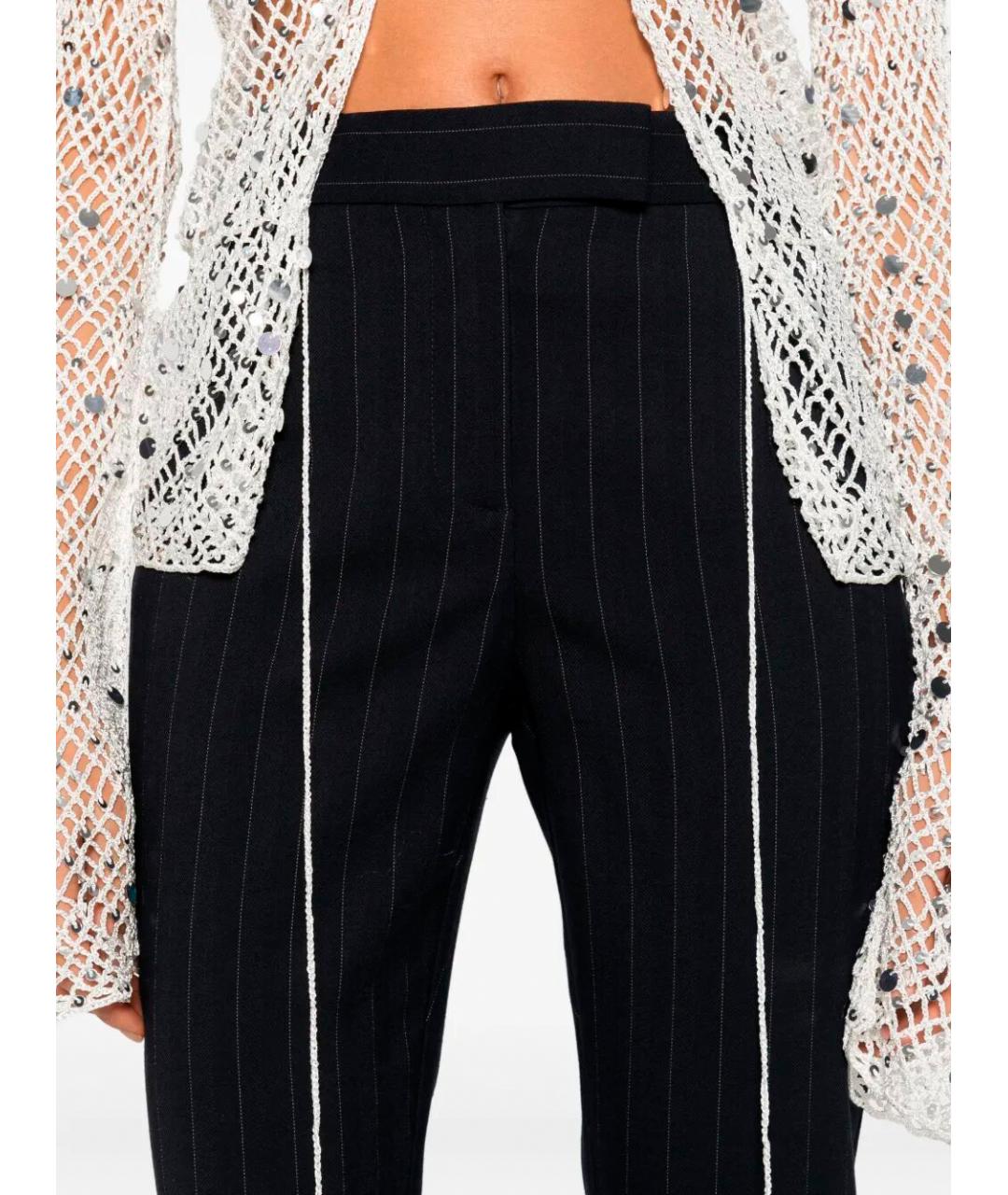 PINKO Черные полиэстеровые бриджи, фото 5