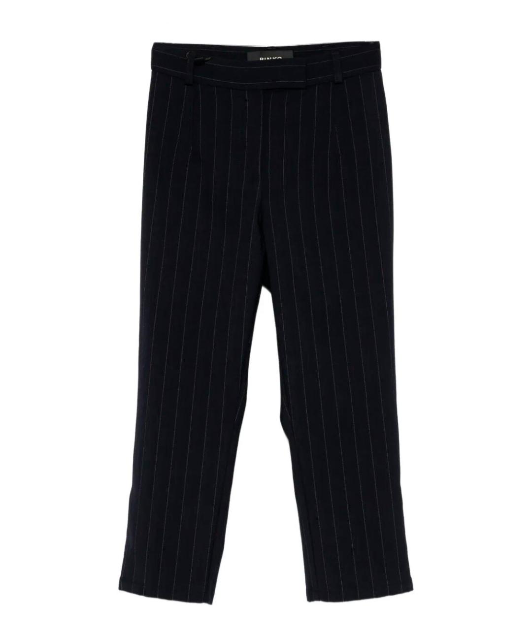 PINKO Черные полиэстеровые бриджи, фото 1