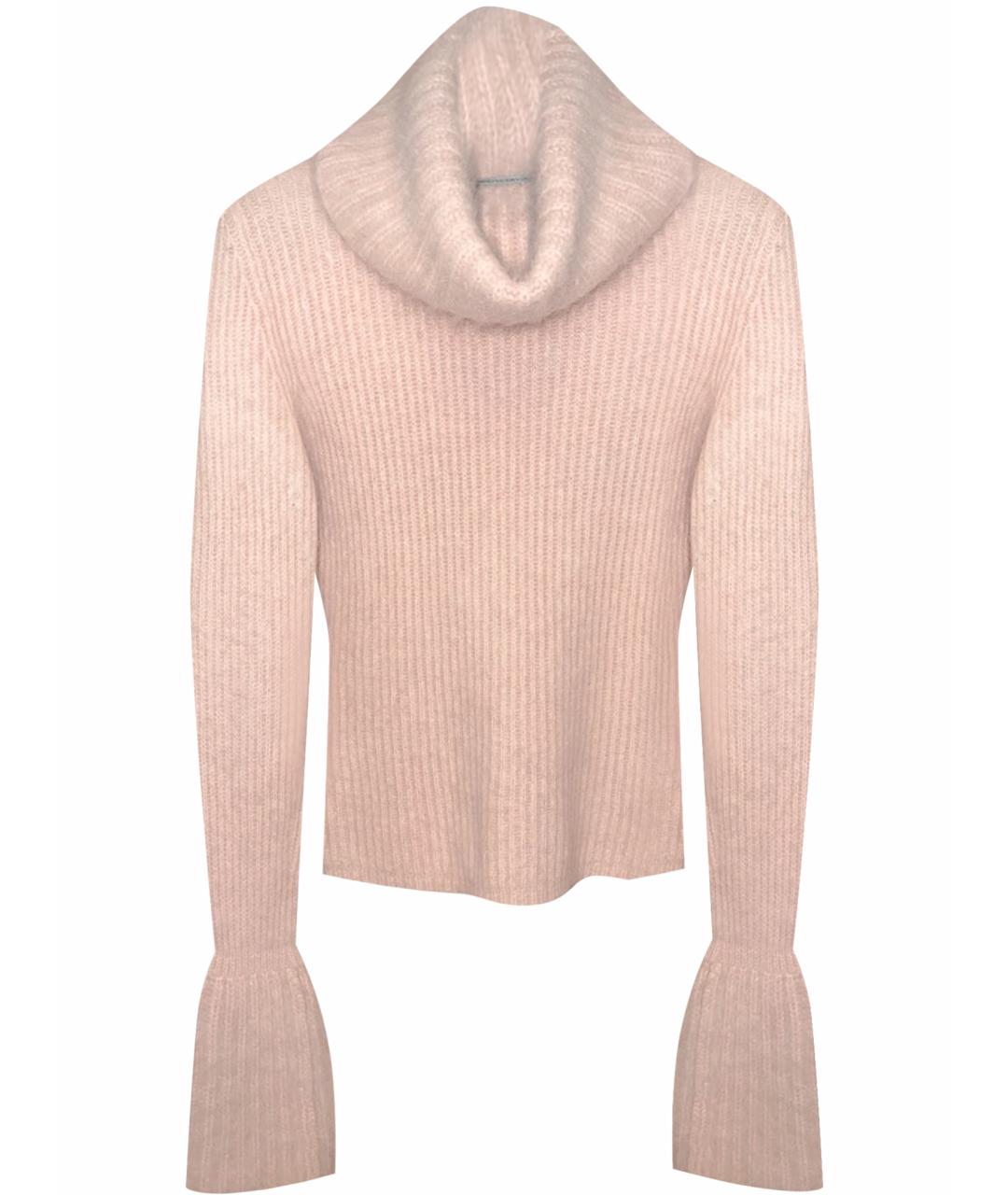 ERMANNO SCERVINO Розовый шерстяной джемпер / свитер, фото 1